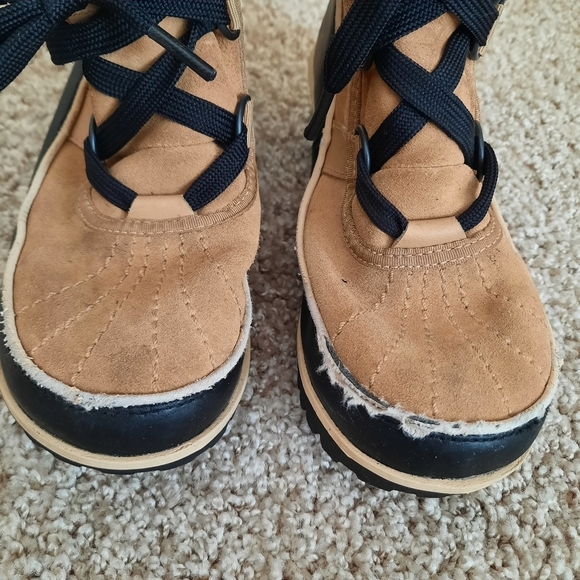 Sorel Tovoli II Suede Curry Tan Waterproof Winter Snow Boots NL2089-373 Size 5 - Picture 11 of 14